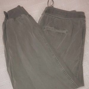 Army green joggers